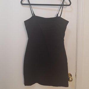 Black Forever 21 Dress w/Elastic Back and Zipper